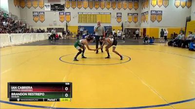 106 lbs Cons. Round 1 - Brandon Restrepo, Sickles vs Ian Cabrera, Osceola (Kissimmee)