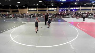 74 lbs Quarterfinal - Mason Alcaraz, Silverback WC vs Mackenzie Winkle, Mat Demon WC