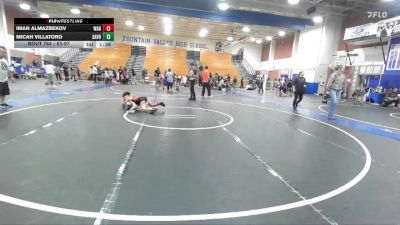 83-97 lbs Cons. Semi - Iman Almazbekov, Warriors vs Micah Villatoro, Jets