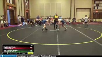 150 lbs Quarterfinals (8 Team) - Tyler Whitford, Southern/Triumph vs Avery Bittler, Team Gotcha