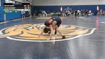 157 lbs Round Of 16 - Kellen Horst, Wesleyan vs Colin Sevigney, Southern Maine