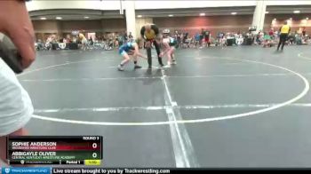 130/140 Round 3 - Abbigayle Oliver, Central Kentucky Wrestling Academy vs Sophie Anderson, Woodshed Wrestling Club
