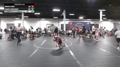 56 lbs Round 2 (6 Team) - Makai Long, Diamond State Inferno vs Mario DiMaggio, NJ Squeeze