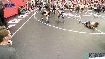 88 lbs Rr Rnd 2 - Madalynn Turman, Vian Wrestling Club vs Kaili Prose, Jay Wrestling Club