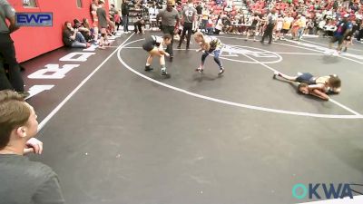 88 lbs Rr Rnd 2 - Madalynn Turman, Vian Wrestling Club vs Kaili Prose, Jay Wrestling Club