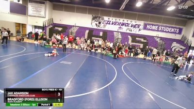 49 lbs Cons. Round 2 - Bradford (Ford) Ellison, Agon Academy vs Jax Adamson, Champions Wrestling Club