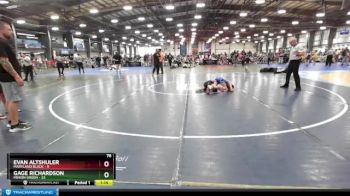 76 lbs Rd# 4- 2:00pm Friday Final Pool - Gage Richardson, Minion Green vs Evan Altshuler, Maryland BLACK