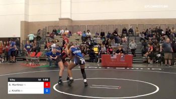 53 kg Consi Of 32 #2 - Ayden Martinez, Team Texas vs Jayana Knotts, Team South Carolina