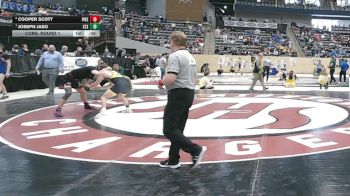 144 lbs Cons. Round 1 - Cooper Scott, Pikeville vs Joseph Jaso, St. Xavier