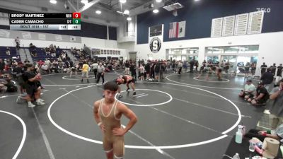 157 lbs Cons. Round 5 - Caden Camacho, Warriors vs Brody Martinez, Coachella Valley Wrestling