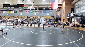 125 lbs Cons. Semi - Corey Gallivan, Coker vs Joseph Bruscino, UNC Pembroke