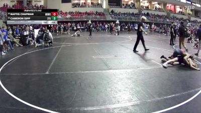 125 lbs Cons. Round 1 - Cameron Sipp, 2TG vs Mattis Chapman, Midwest Destroyers Wrestling Club