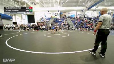 105 lbs Semifinal - Elizabeth Ramirez, Dodge City vs Jayden Gittrich, Wichita-Northwest HS
