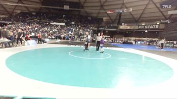 Girls 4A 145 lbs Quarterfinal - Kylee Wicklund, Lake Stevens (Girls) vs Korinne Mensonides, Rogers (Puyallup) (Girls)