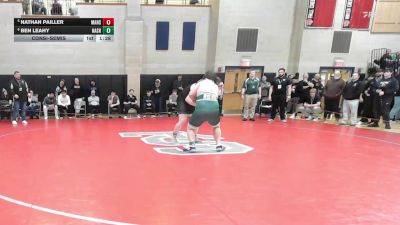 285 lbs Consolation - Nathan Pailler, Mansfield vs Ben Leahy, Nashoba