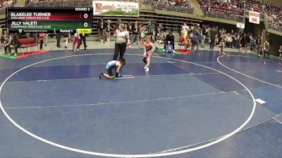 53-57 lbs Round 3 - Blakelee Turner, Stallions Wrestling Club vs Jilly Valeti, Champions Wrestling Club