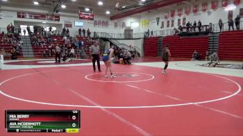 120 lbs Semifinal - Mia Berry, Durant vs Ava McDermott, Wahlert, Dubuque