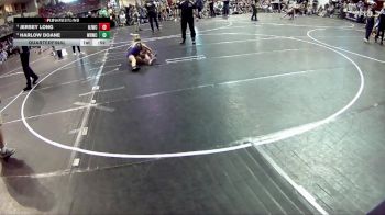 64-70 lbs Quarterfinal - Harlow Doane, Wood River Wrestling Club vs Jersey Long, Hemingford Jr Wrestling Club
