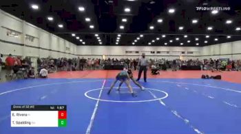 106 lbs Consolation - Ethan Rivera, FL vs Tanner Spalding, OH