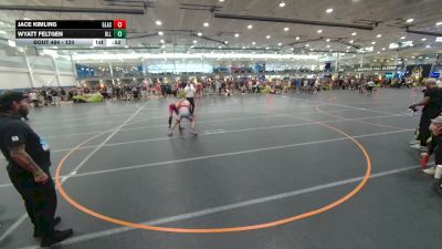120 lbs Cons. Round 2 - Wyatt Feltgen, Unattached vs Jace Kimling, Unattached
