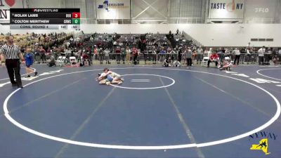 87 lbs Cons. Round 4 - Nolan Lamb, Canandaigua Youth Wrestling Club vs Colton Merithew, Canastota Raider Wrestling Club