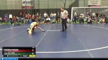 120 lbs Round 4 (6 Team) - Calvin Caba, South Dakota Blizzard vs Hayden Whiting, South Dakota Thunder