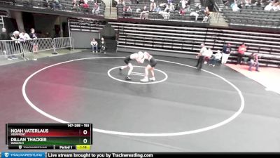 153 lbs Cons. Round 5 - Dillan Thacker, Wasatch vs Noah Vaterlaus, Viewmont