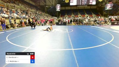 115 lbs Round Of 64 - Cheyenne Sandoval, CA vs Tai McBride, WY