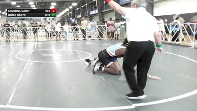 145 lbs Round Of 64 - Sammuel Gantt, NC United - HSB vs Lucas Santo, BDTC Elite - HSB