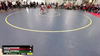 138 lbs Cons. Round 1 - Miguel Contreras, Platte Valley vs Cash Altschwager, Wellington