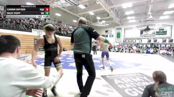 120 lbs Semis & 1st Wb (8 Team) - Jerrett Hutchinson, Philip/Kadoka Area/Wall vs Rylan Robbins, Winner