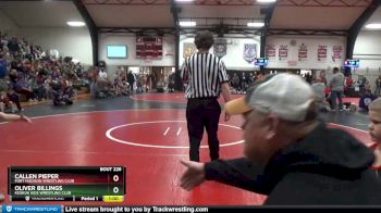 5 lbs Round 3 - Callen Pieper, Fort Madison Wrestling Club vs Oliver Billings, Keokuk Kids Wrestling Club