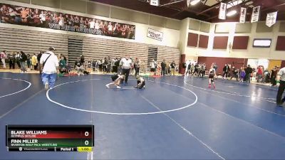 62 lbs Cons. Round 2 - Blake WILLIAMS, Olympus-Skyline vs Finn Miller, Riverton Wolf Pack Wrestling