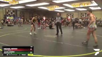 167 lbs Semis & 1st Wrestleback (8 Team) - Gavin Gomes, Team Alien vs Michael Neidigh, Death Squad