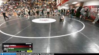 130 lbs Semifinal - Teila Peters, Buffalo vs Rivers Carrell, Worland