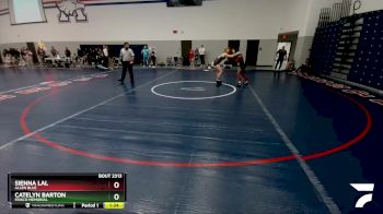 126 lbs Quarterfinal - Catelyn Barton, Frisco Memorial vs Sienna Lal, Allen Blue