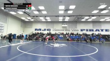 285 lbs Quarterfinal - Bryce Meggers, Sierra College vs Ahmad Wahedi, Sacramento City College