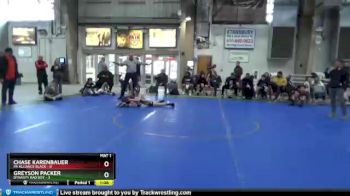 72 lbs Round 4 (6 Team) - Chase Karenbauer, PA Alliance Black vs Greyson Packer, Dynasty Bad Boy