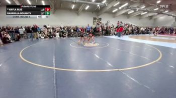 110 lbs Cons. Round 5 - Kayla Ruiz, La Junta vs Gabriella Doughty, Cheyenne East