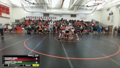 215B Round 3 - Tucker Sides, Natrona County vs Andrew Kellison, Campbell County