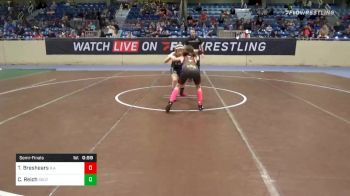 100 lbs Semifinal - Tiffany Breshears, B.a. vs Cody Reich, Southmoore WC