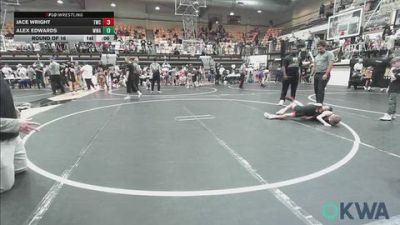 55 lbs Round Of 16 - Jace Wright, Tuttle Wrestling Club vs Alex Edwards, Moore Wrestling Academy