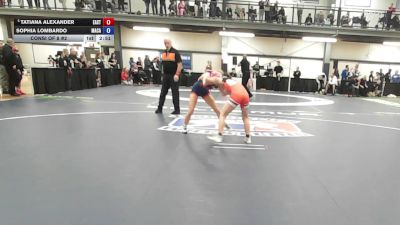 100 lbs Consi Of 8 #2 - Tatiana Alexander, Eastchester vs Sophia Lombardo, MacArthur