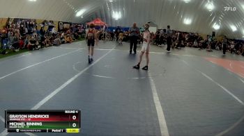 68 lbs Round 4 (6 Team) - Michael Binning, Killer Elite vs Grayson Hendricks, Warrior RTC