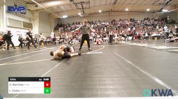 67 lbs Consi Of 4 - Deagen Martinez, Team Tulsa Wrestling Club vs Logan Cosby, Skiatook Youth Wrestling