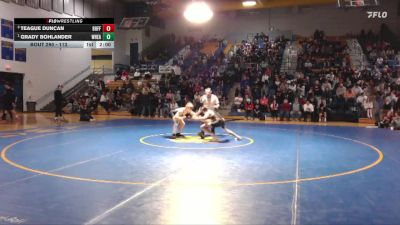 113 lbs 1st Place Match - Grady Bohlander, Wheatland vs Teague Duncan, Buffalo