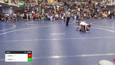 80 lbs Consy 3 - Liam Ivatts, New England Gold vs Jackson Habel, Seneca Valley