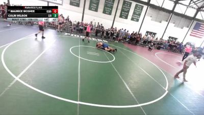 156-170 lbs Cons. Round 2 - Maurice McGhee, Team Mascoutah WC vs Colin Wilson, Sparta Junior Bulldogs