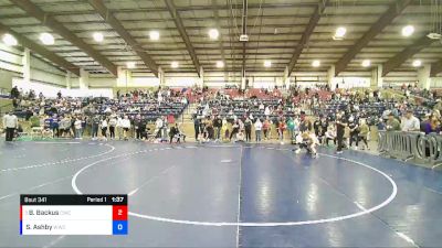 78 lbs Semifinal - Boston Backus, Champions Wrestling Club vs Schaeffer Ashby, Wasatch Wrestling Club