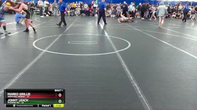 96 lbs Finals (2 Team) - Jonny Leach, Phoenix WC vs Marko Grillis, Highland Medina